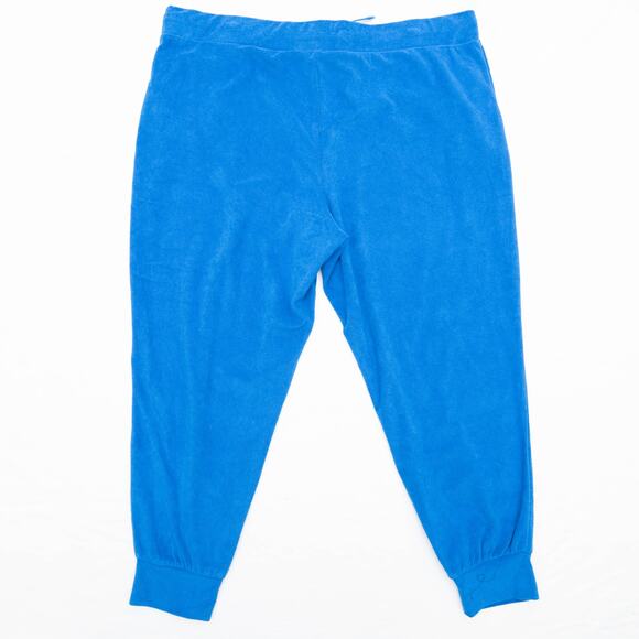 Juicy Couture Blue Splash Terry Joggers Track Pants Size 2X - Picture 3 of 10